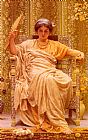 Albert Joseph Moore A Reverie painting